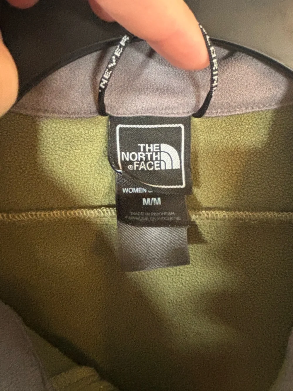 The North Face Apex Jacket Women M Green Softshell Full Zip Outdoor